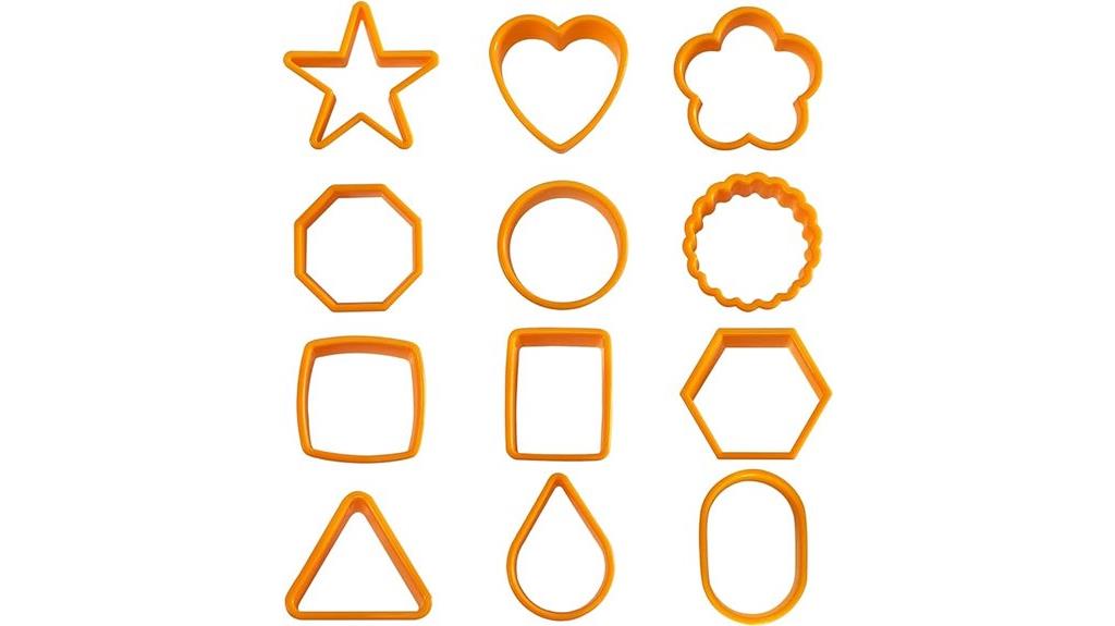 12 piece cookie cutter set