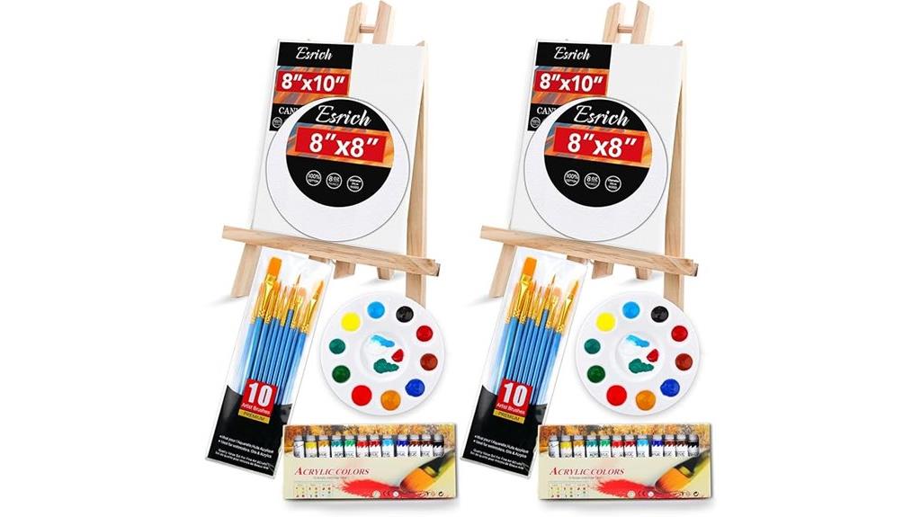 52 piece acrylic canvas set