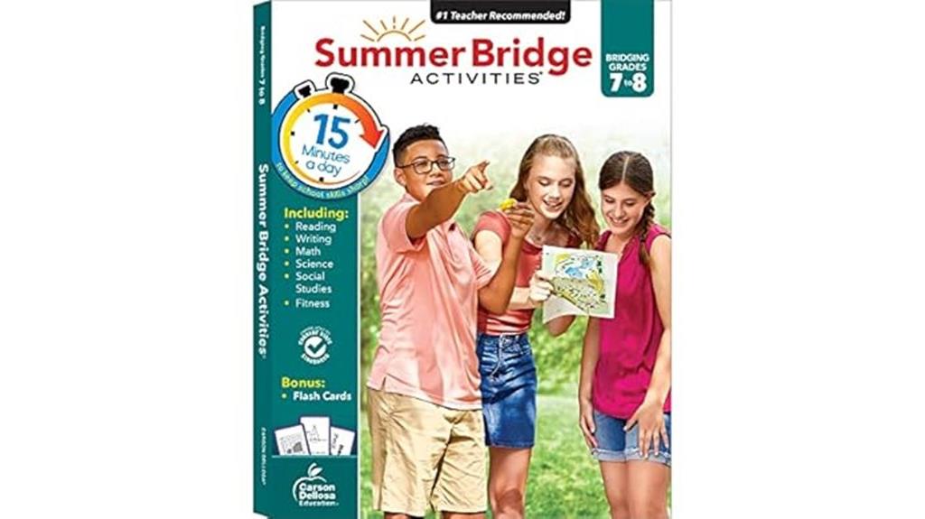 7th to 8th grade summer activities