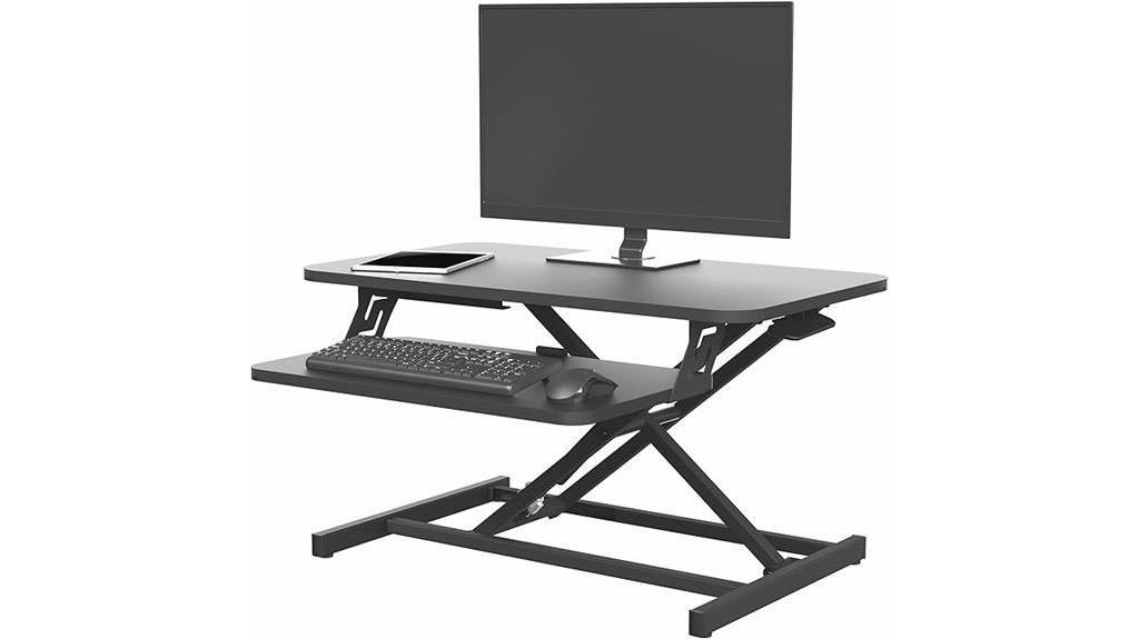 adjustable 28 inch desk converter