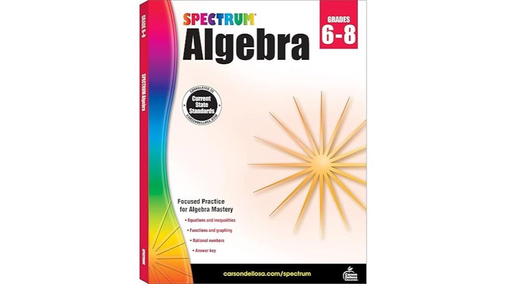 algebra workbook for middle school