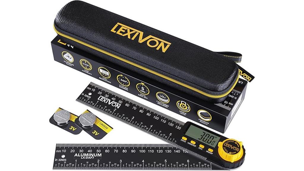 aluminum digital angle gauge