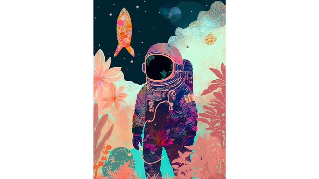 astronaut tropical moon puzzle