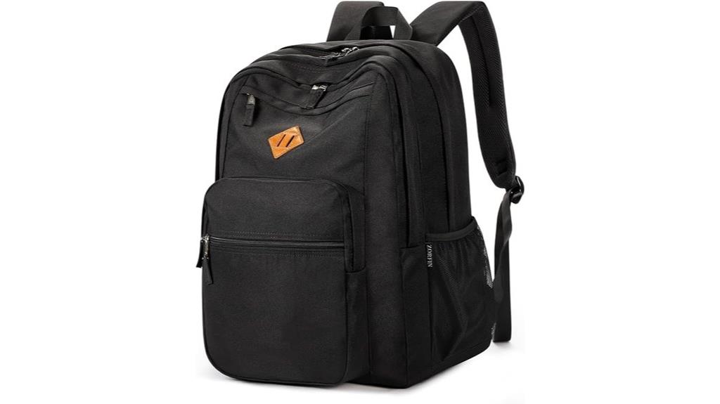black school travel backpack