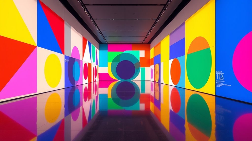 bold geometric digital art