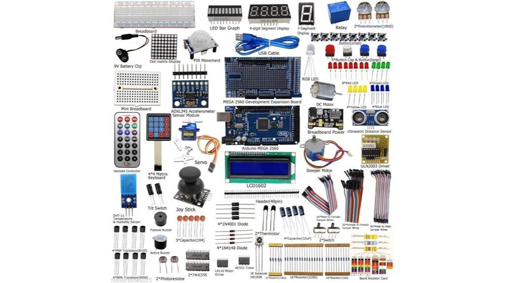 comprehensive arduino starter kit