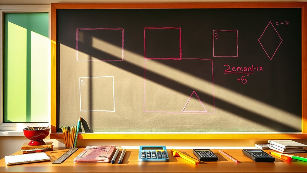 coordinate geometry simplifies shape calculations