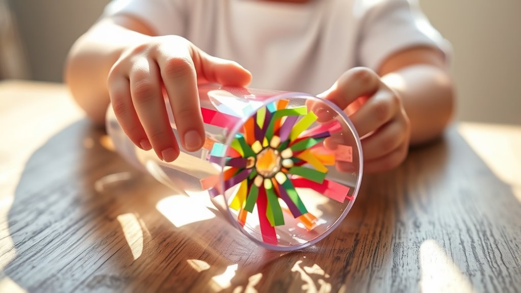 create a diy mirror kaleidoscope