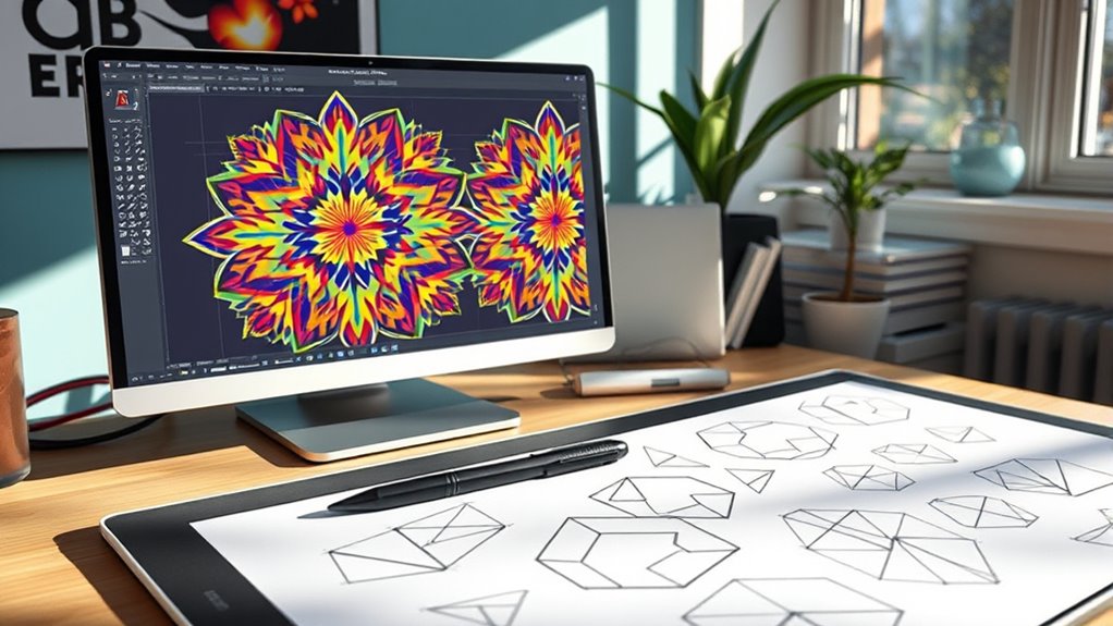 create seamless geometric patterns