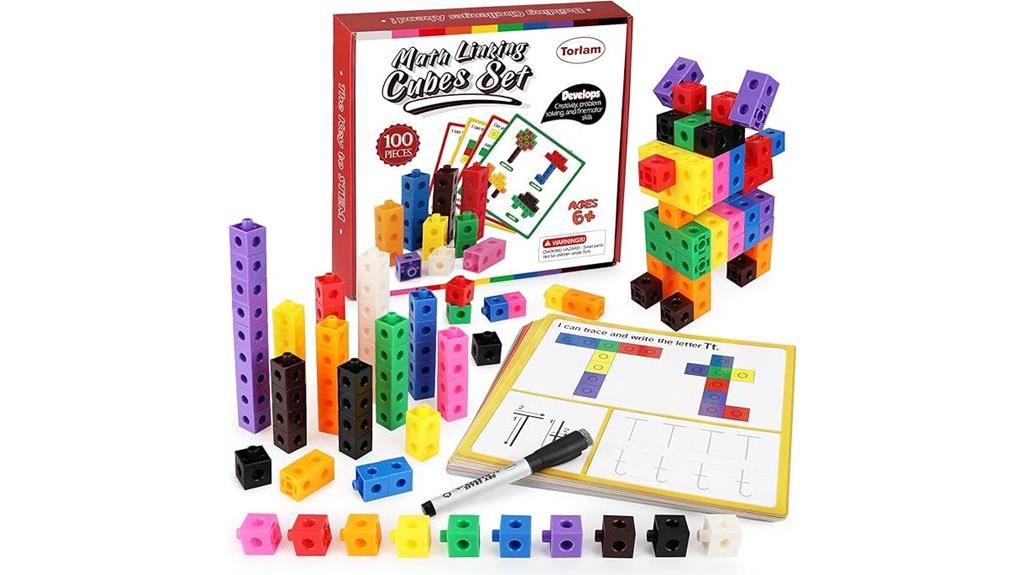 educational math cube set