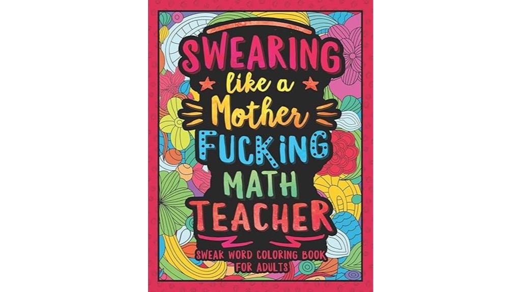 explicit math teacher coloring book