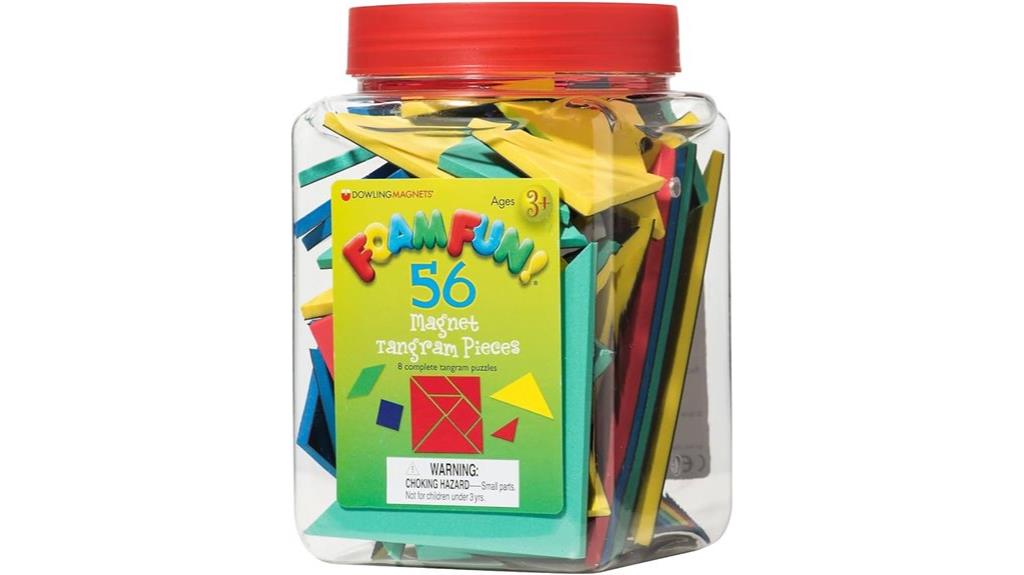 foam tangram magnet set