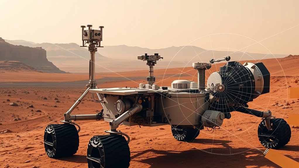 geometric analysis of martian data