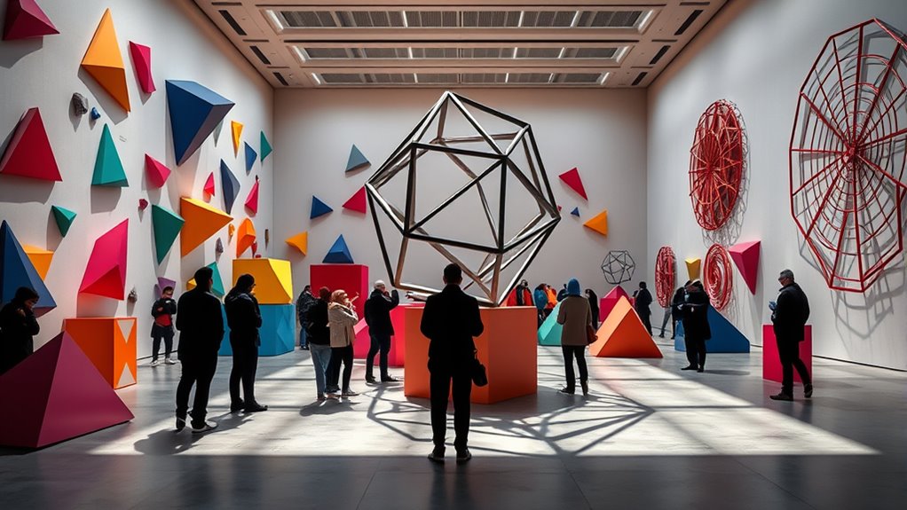 geometric art and colors