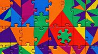 geometric art puzzle collection