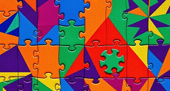geometric art puzzle collection