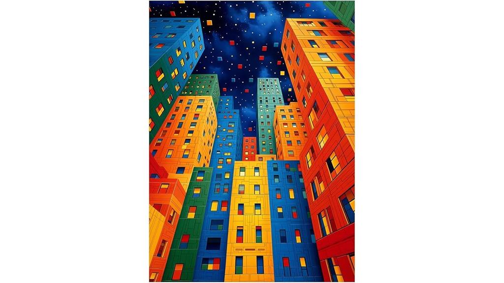 geometric city jigsaw puzzles