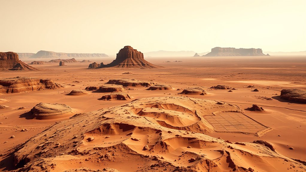 high precision martian surface mapping