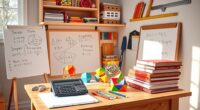 home math lab setup