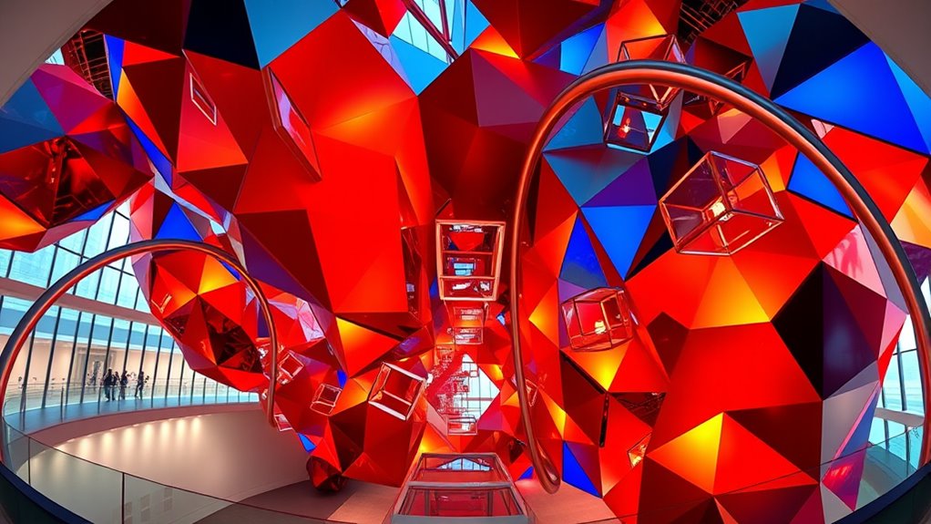 interactive geometric light displays