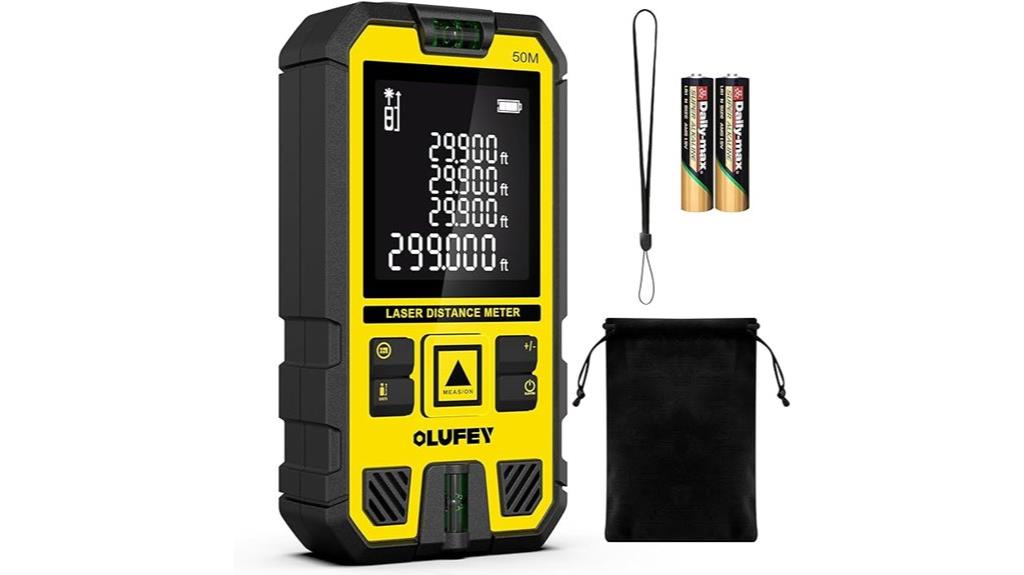laser distance meter with bubble