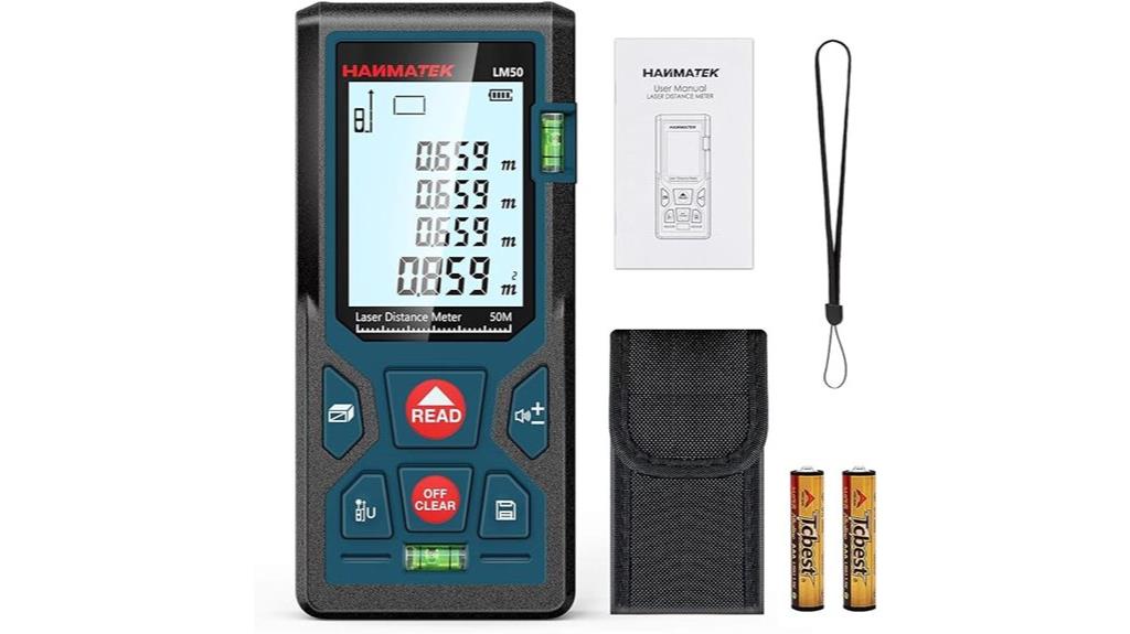 laser measuring with levels