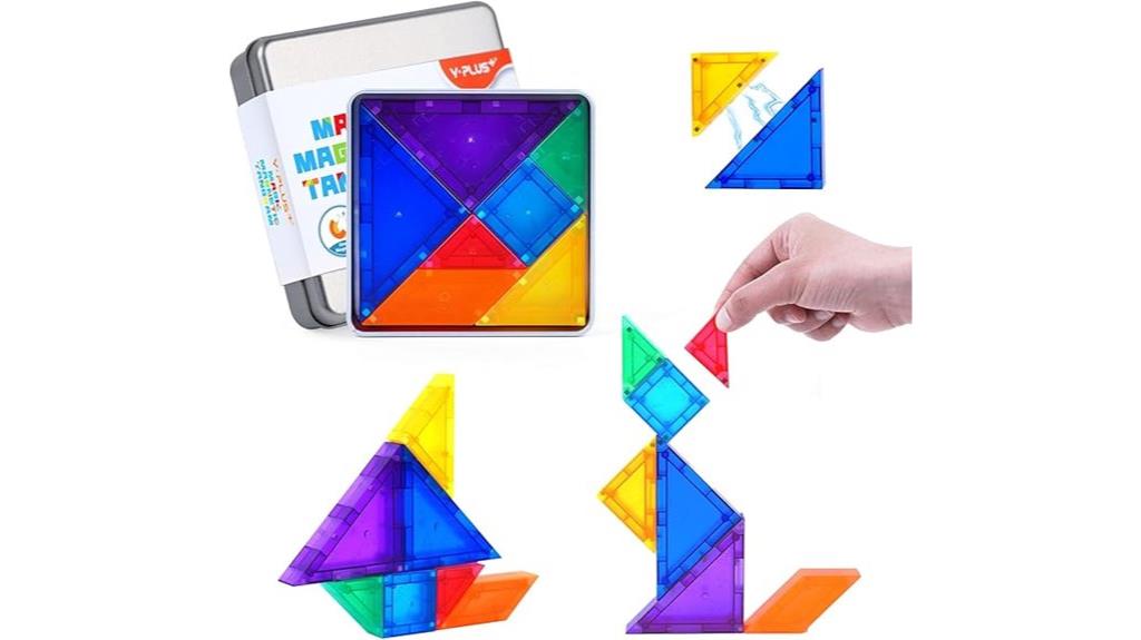magnetic 3d tangram puzzle