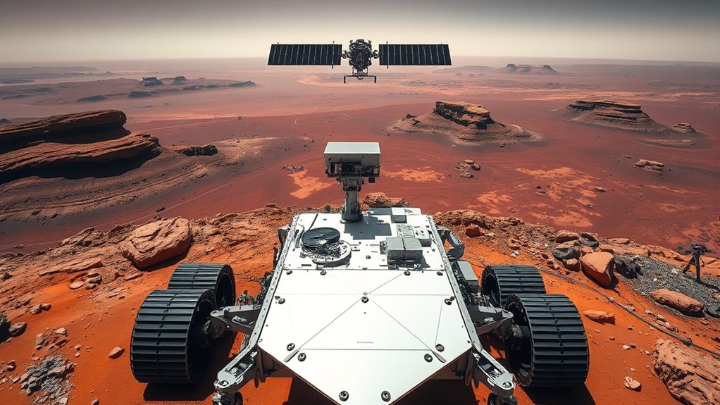 mars mission navigation geometry