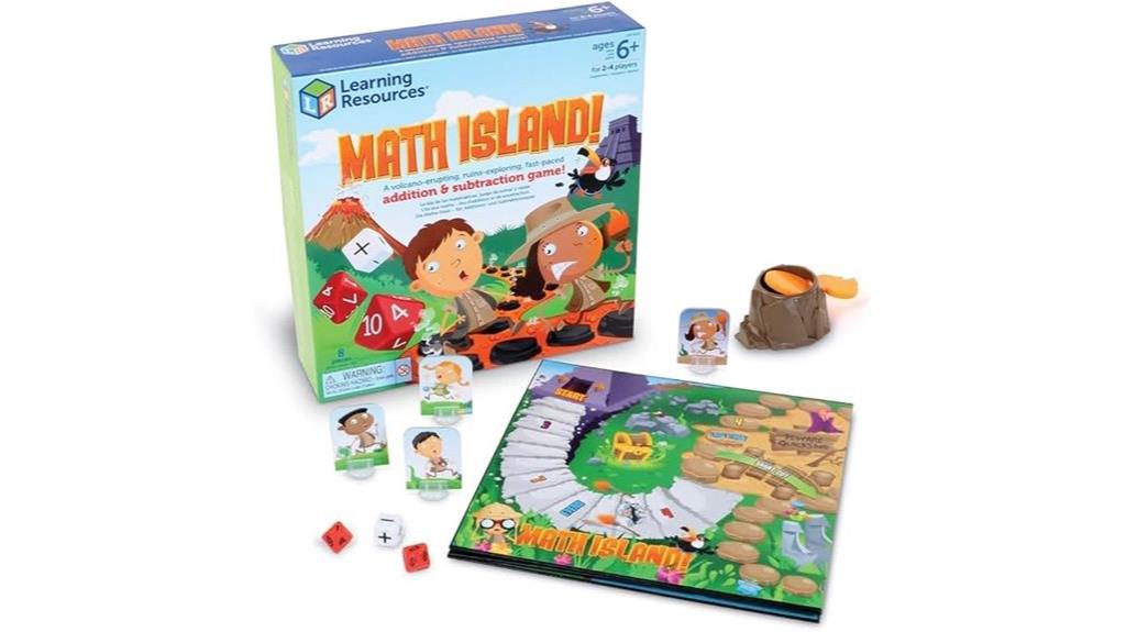 math island addition subtraction game
