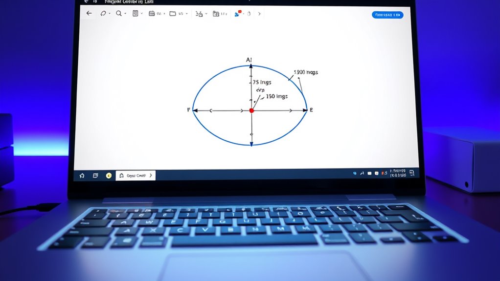 measuring conic properties accurately