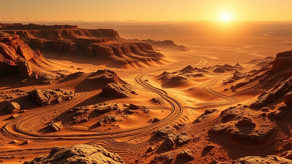 optimized martian surface traverses