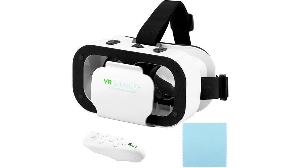 phone vr headset with controller