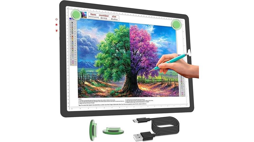 rechargeable led light pad
