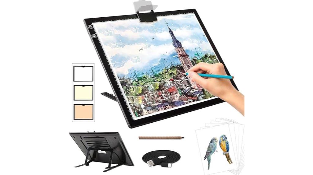 rechargeable light pad for art