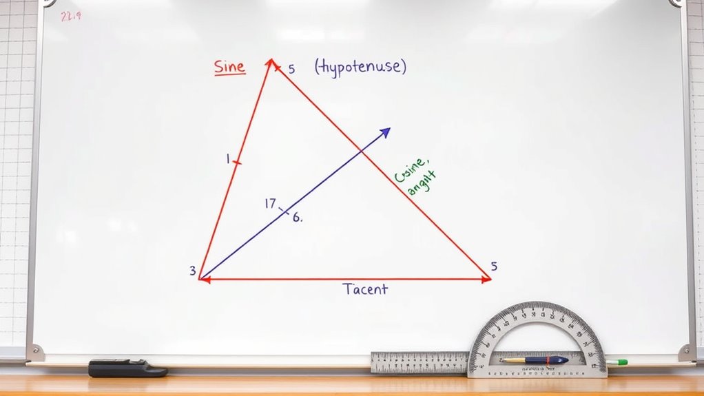 right triangle angle relationships