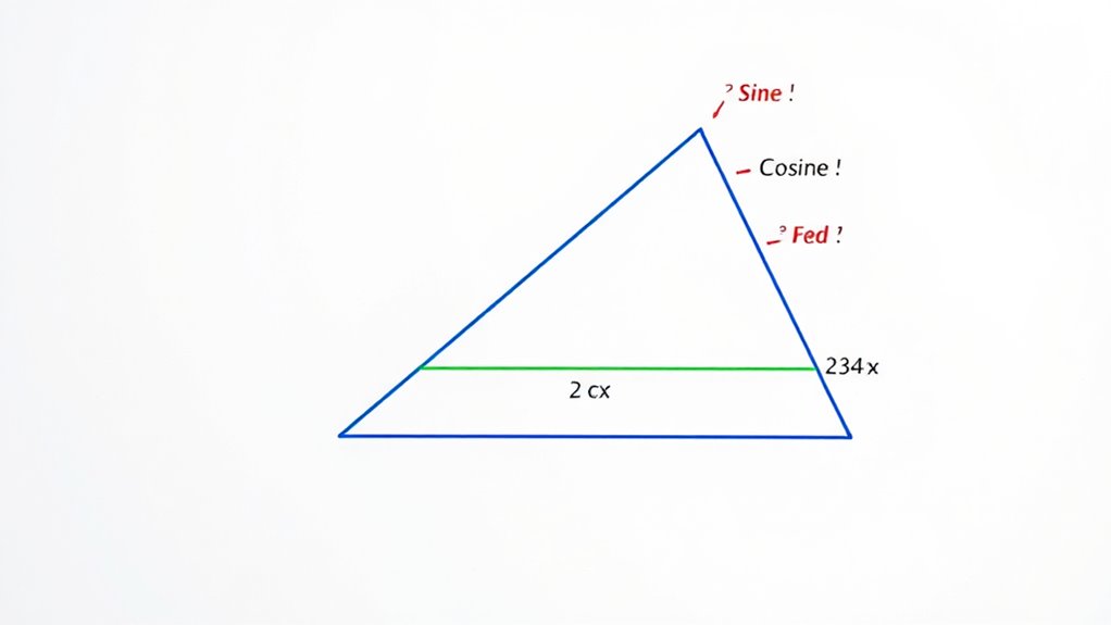 sine cosine tangent functions