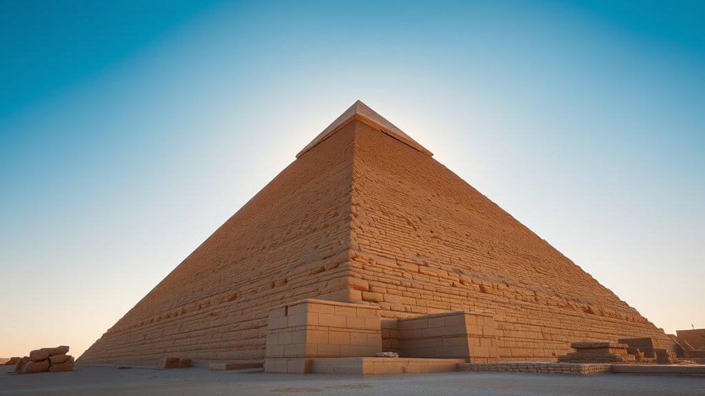 square bases triangular symbolism