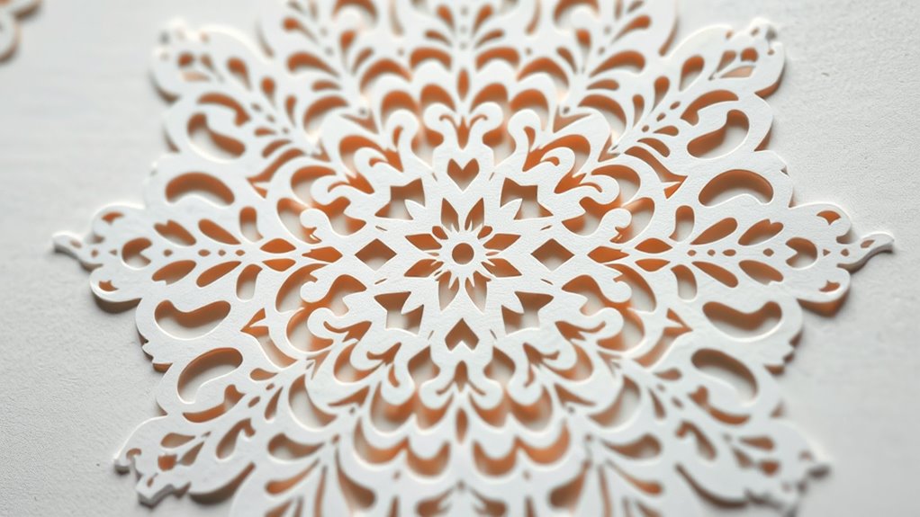 symmetrical paper art techniques