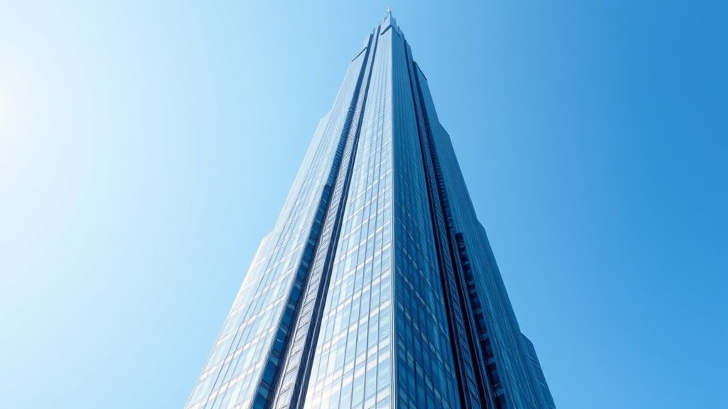 tapered tall elegant structure