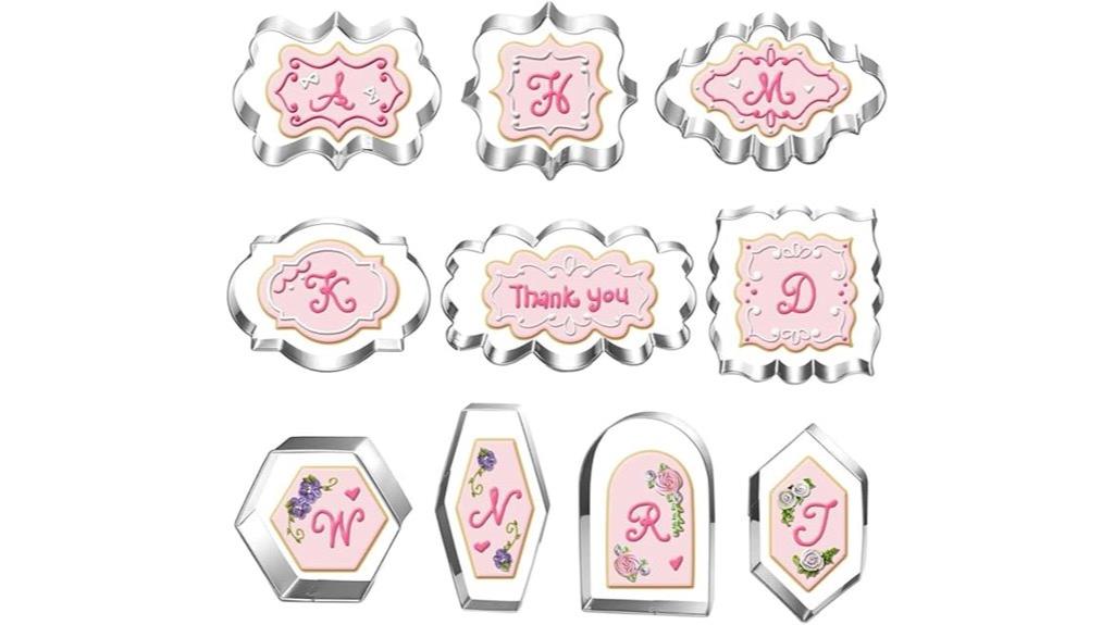 ten piece cookie cutter set