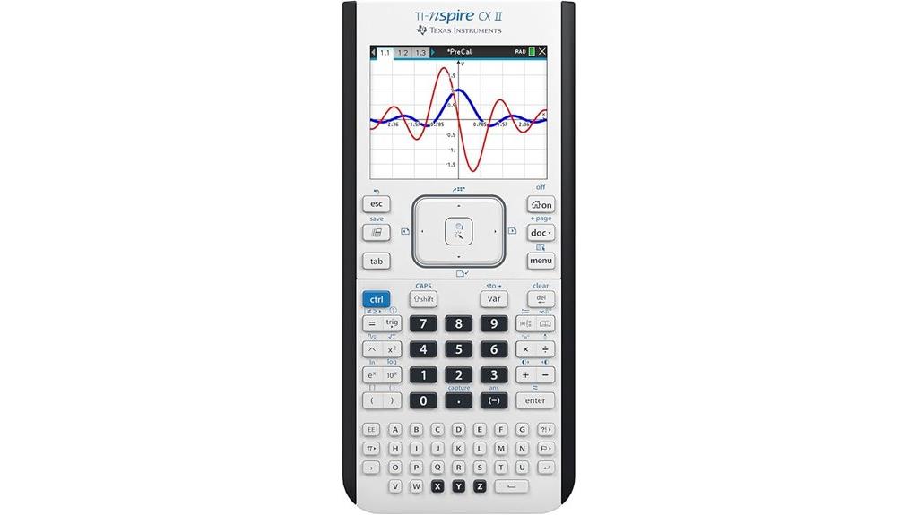 texas instruments graphing calculator