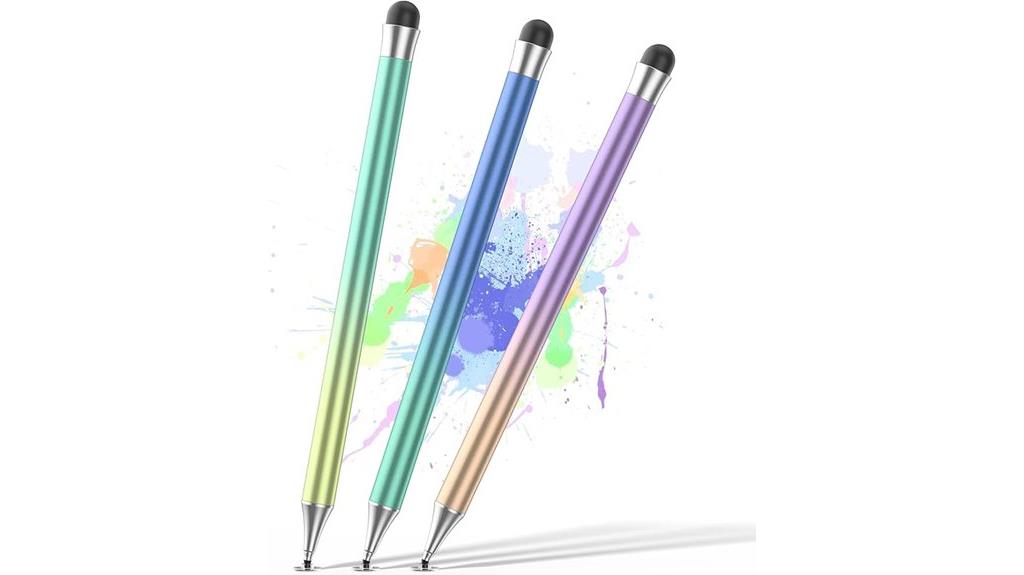 three pack touch screen styluses