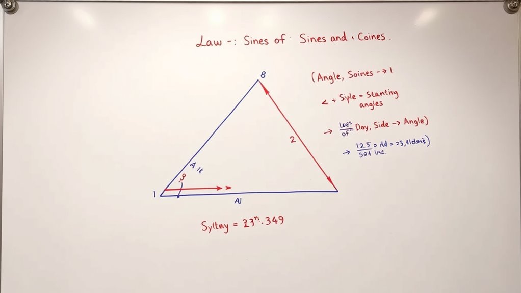 triangle side and angle relationships