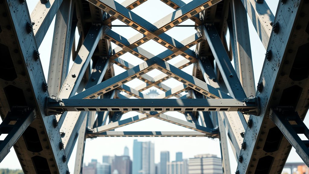 triangles ensure bridge stability
