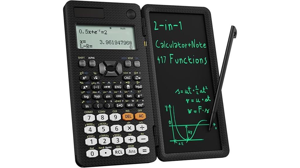 upgraded scientific calculator notepad