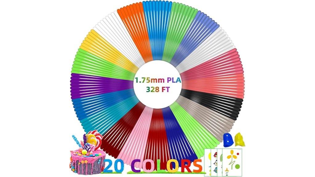 variety pack of 20 pla