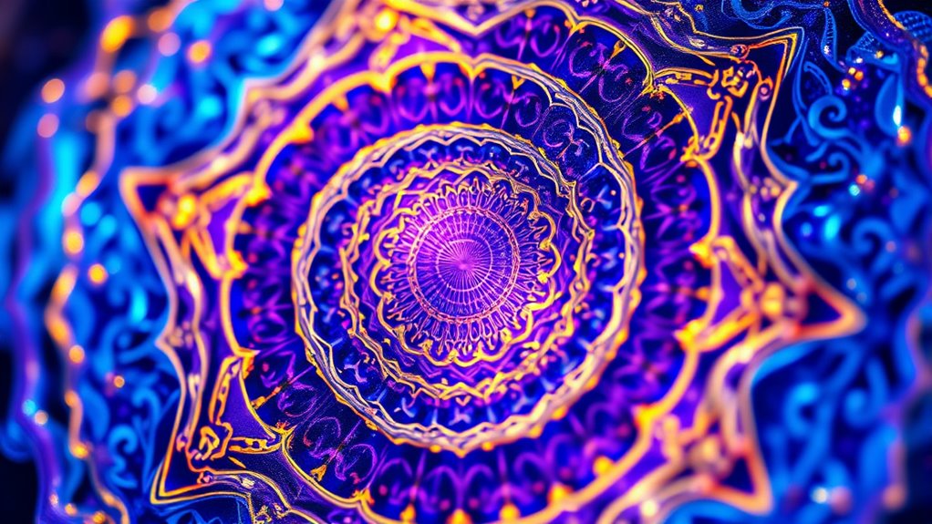 visualized sound wave patterns