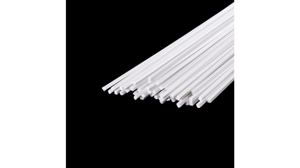 white abs plastic rods