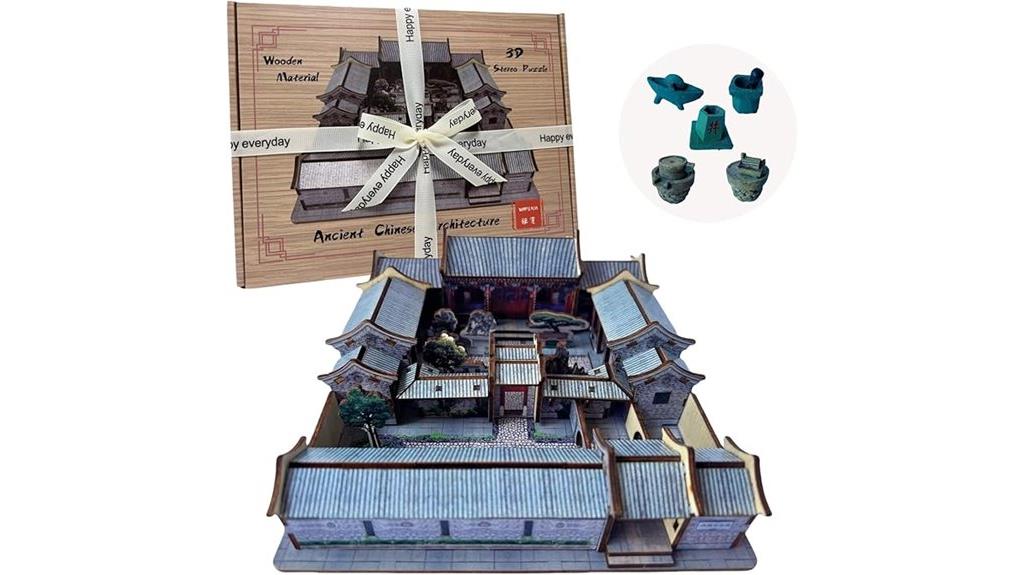 wooden architectural model kits