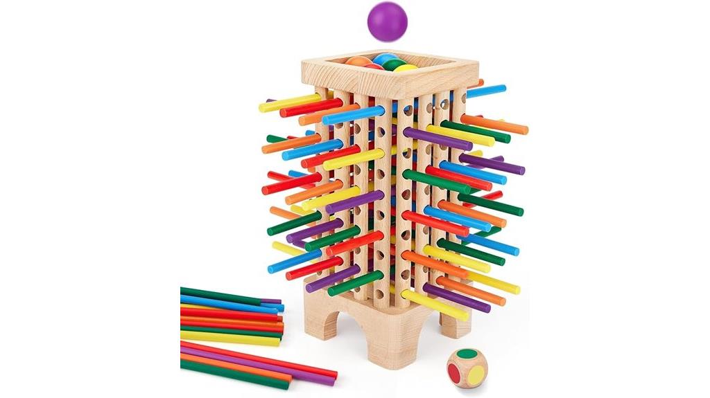 wooden montessori game set
